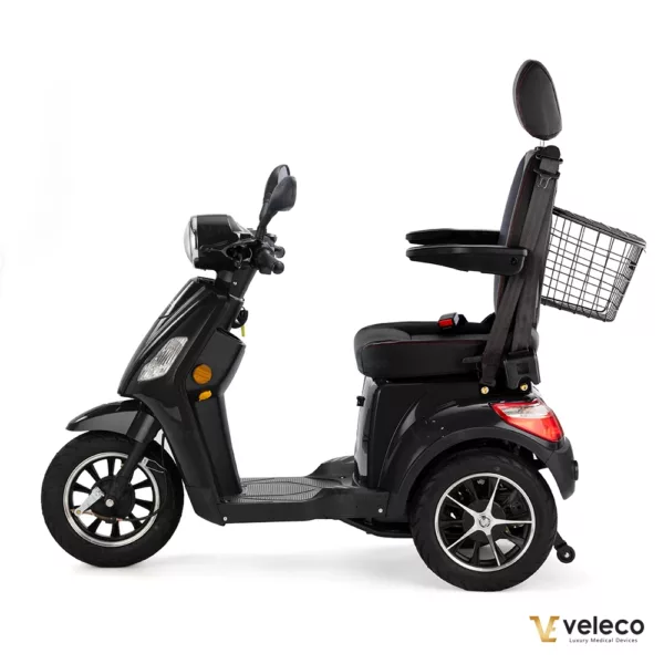 Veleco Draco Mobility Scooter Li-On Capitan Seat Black left side
