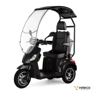Veleco Draco Mobility Scooter Li-On Roof Black main view