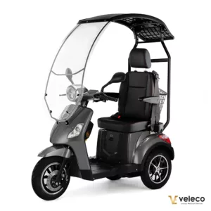 Veleco Draco Mobility Scooter Li-On Roof Gray main view