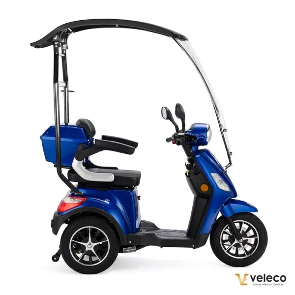 Veleco Draco Mobility Scooter Blue right side