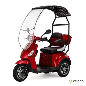 Veleco Draco Mobility Scooter Red main view