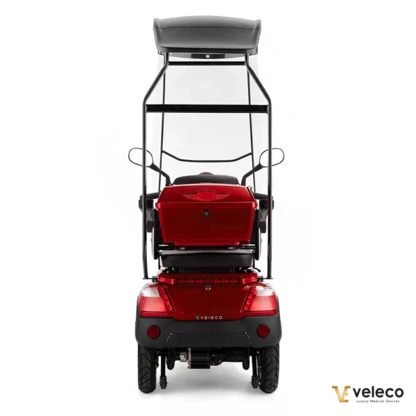 Veleco Draco Mobility Scooter Red back
