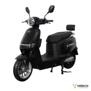 Veleco Sparky Electric Moped Black main view
