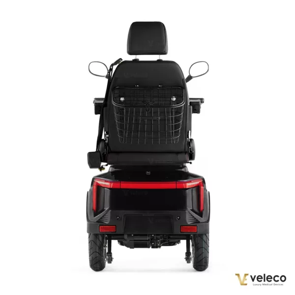 Veleco Turris Mobility Scooter Li-On Capitan Seat Black back view