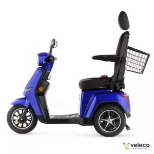 Veleco Turris Mobility Scooter Li-On Capitan Seat Blue left side