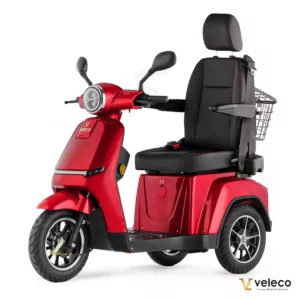 Veleco Turris Mobility Scooter Li-On Capitan Seat Red main view