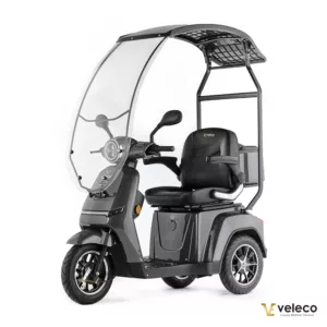 Veleco Turris Mobility Scooter Li-On Roof Gray main view