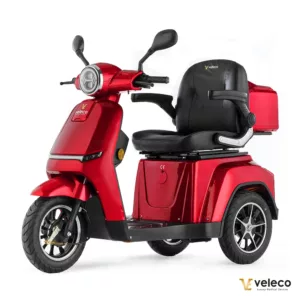 Veleco Turris Mobility Scooter Li-On Red main view